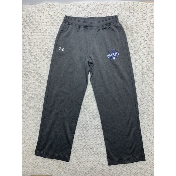 Under Armour Sweat Pants Men's Medium Gray Fleece Athletic Straight - Picture 1 of 10